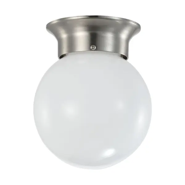 This energy-efficient 6-inch LED flush mount delivers 670 lumens of warm 3000K light in a sleek, low-profile design. Ideal for hallways, basements, and utility areas where ceiling clearance is limited. - alternate view