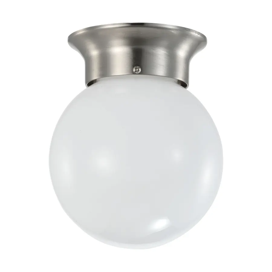 6" LED Flush Mount Ceiling Light - Brushed Nickel - Image 2