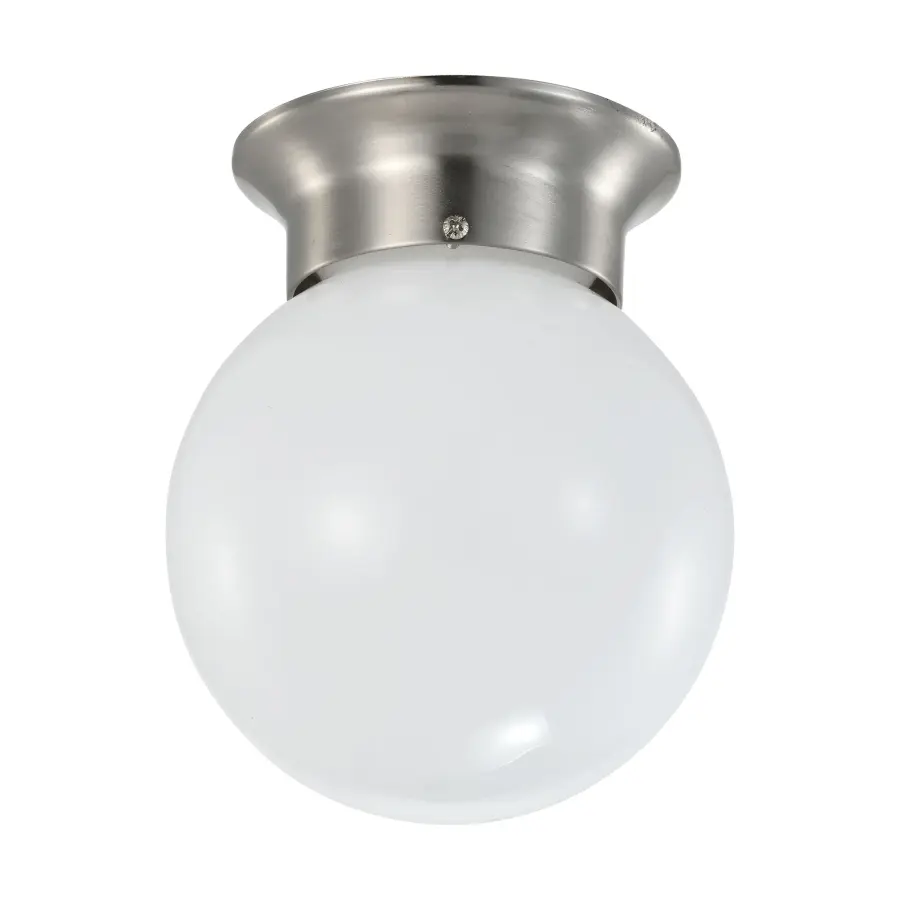 6" LED Flush Mount Ceiling Light - Brushed Nickel - Image 4