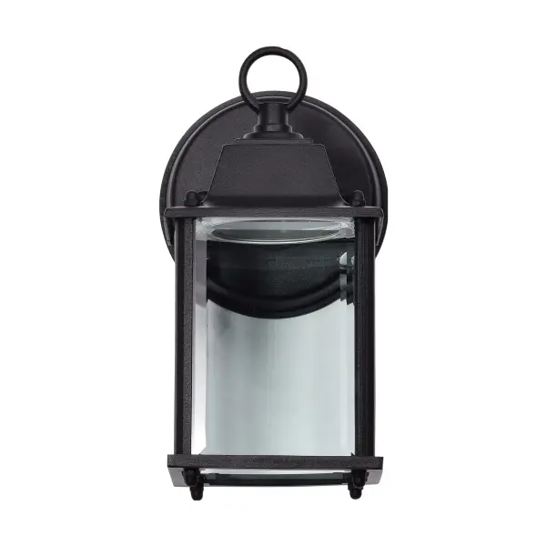The Cube LED Wall Lantern combines timeless lantern styling with modern LED efficiency. Its black finish and clear beveled glass create a welcoming entrance while the integrated 8W LED provides 620 lumens of warm 3000K light.
