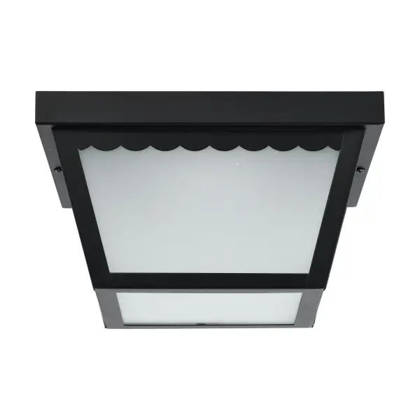 This 9-inch flush mount combines traditional styling with modern LED efficiency, delivering 1000 lumens of warm 3000K light. The frosted glass diffuser ensures even illumination without hot spots, making it ideal for garages, porches, and covered outdoor areas.