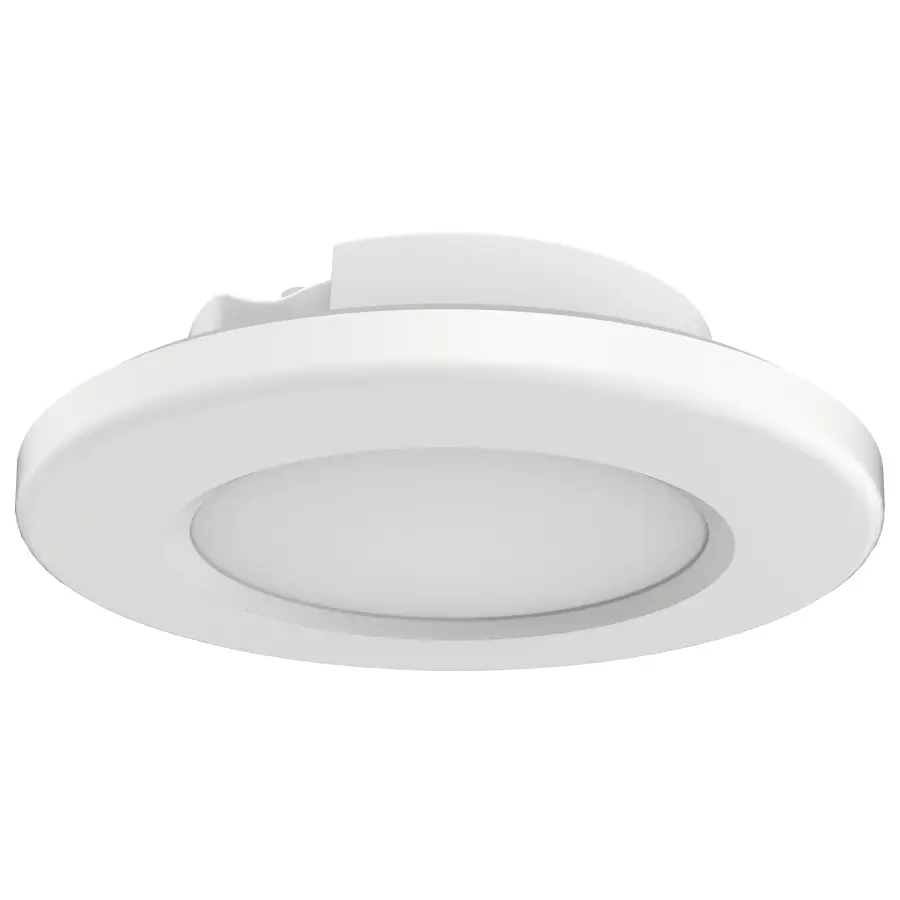 4" LED Surface Mount Fixture - 3000K - White - Image 1