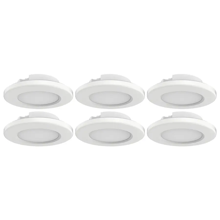 4" LED Surface Mount Fixture - 3000K - White - Image 3