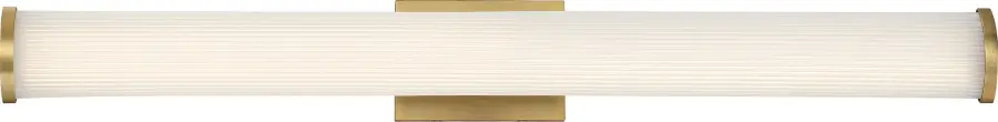 Lena LED Vanity Light - 36 Inch Brushed Brass - Image 2