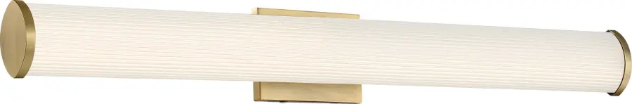 Lena LED Vanity Light - 36 Inch Brushed Brass - Image 3