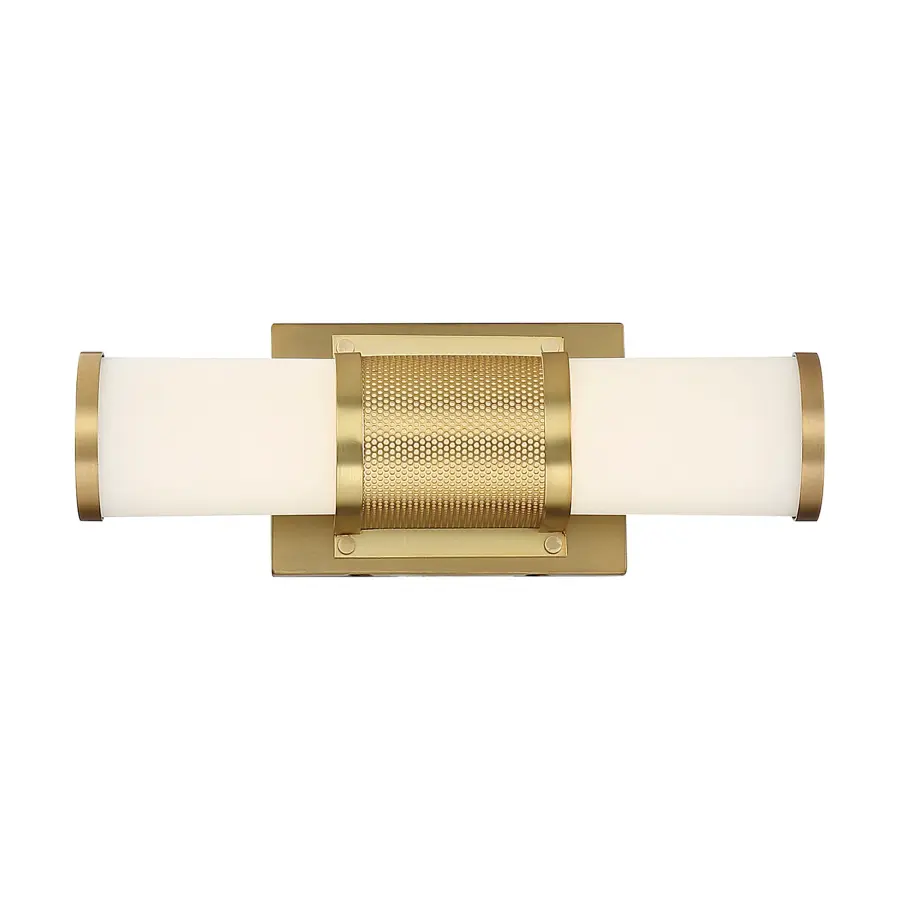 Caper LED Vanity Light - Brushed Brass - Image 1