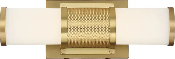 Caper LED Vanity Light - Brushed Brass - Image 2