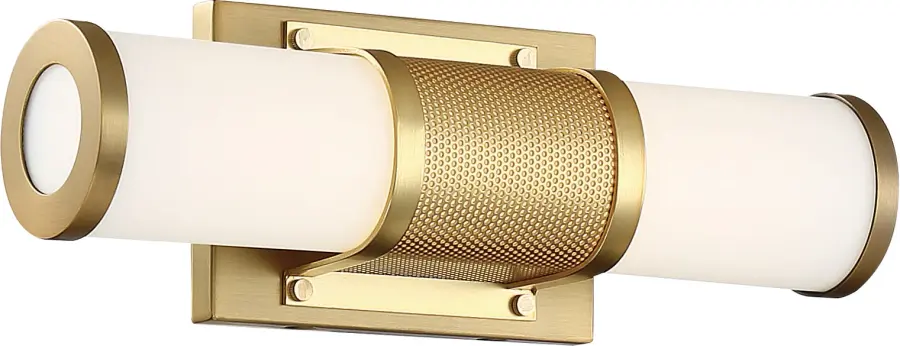 Caper LED Vanity Light - Brushed Brass - Image 3