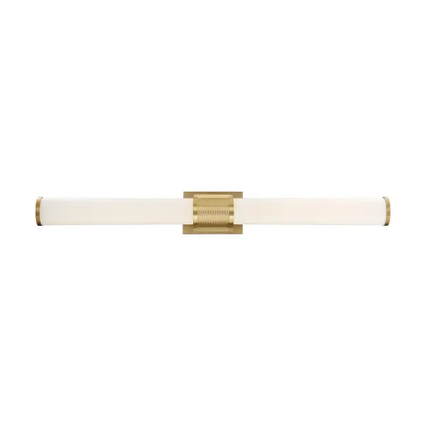 Caper 36" LED Vanity Light in Brushed Brass - Image 1