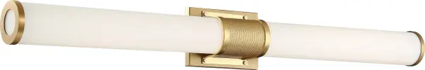 Caper 36" LED Vanity Light in Brushed Brass - Image 3