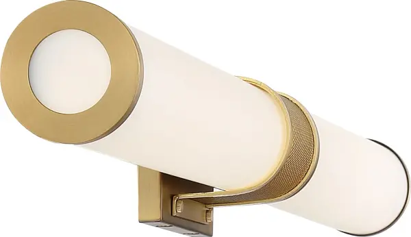 Caper 36" LED Vanity Light in Brushed Brass - Image 4