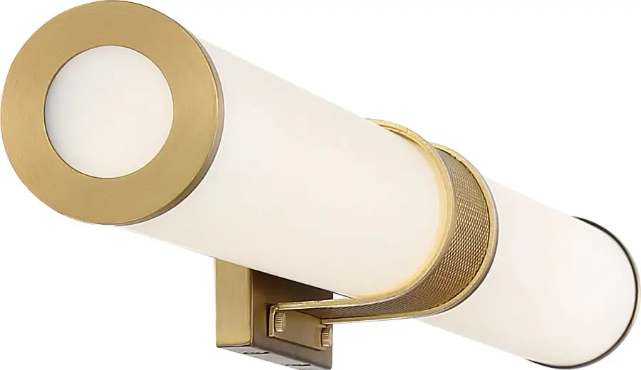 Caper 36" LED Vanity Light in Brushed Brass - Image 4