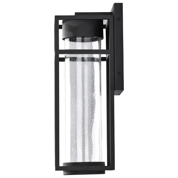 Ledges Medium LED Outdoor Wall Lantern in Matte Black - Image 5