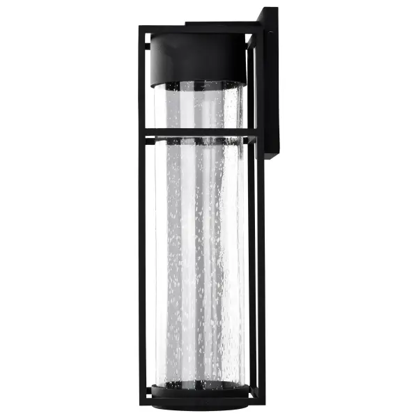 Ledges Large LED Outdoor Wall Lantern in Matte Black - Image 2
