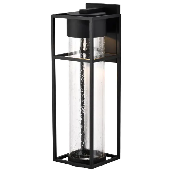 Ledges Large LED Outdoor Wall Lantern in Matte Black - Image 6