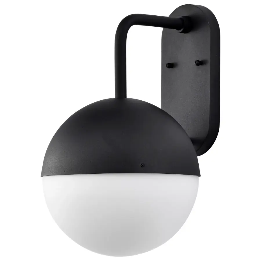 Atmosphere Large LED Outdoor Wall Lantern in Matte Black - Image 1