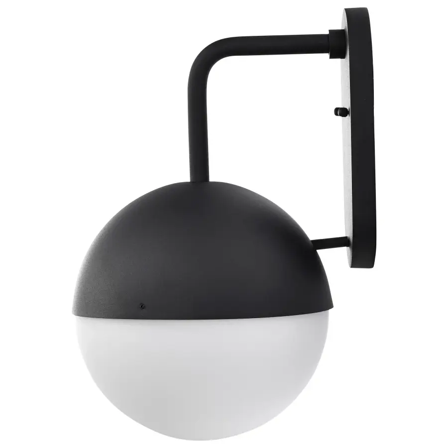 Atmosphere Large LED Outdoor Wall Lantern in Matte Black - Image 2