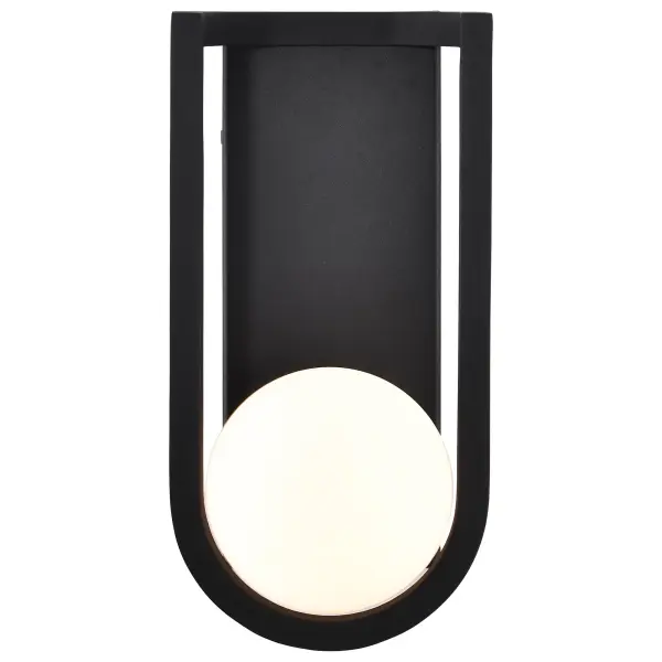 Cradle Medium LED Wall Lantern in Matte Black - Image 5