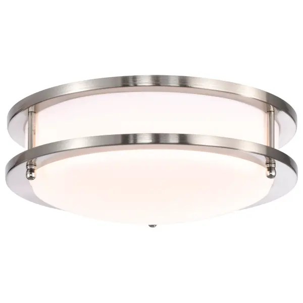 Glamour LED 10" Flush Mount - Brushed Nickel - Image 2