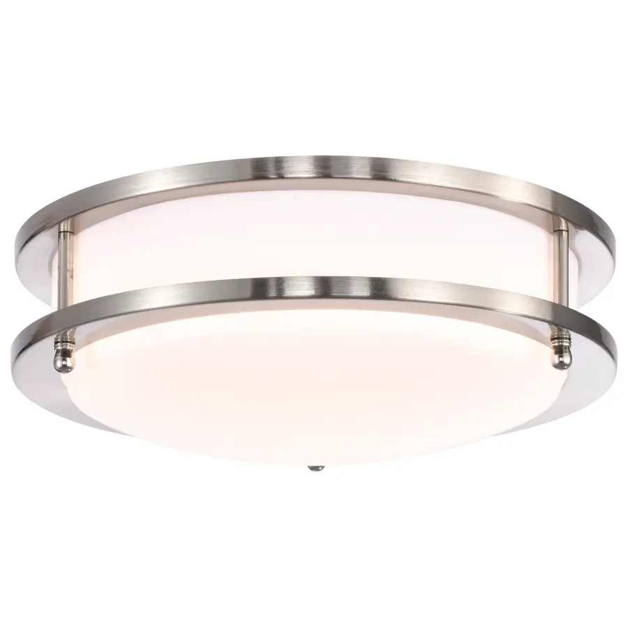Glamour LED 10" Flush Mount - Brushed Nickel - Image 2