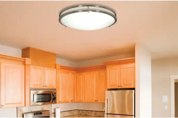 Glamour LED 10" Flush Mount - Brushed Nickel - Image 16