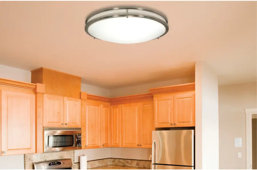 Glamour LED 10" Flush Mount - Brushed Nickel - Image 16