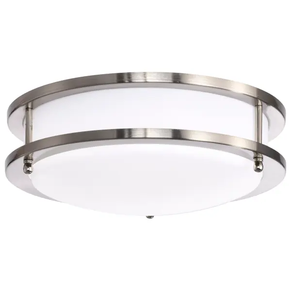 Glamour LED 10" Flush Mount - Brushed Nickel - Image 3
