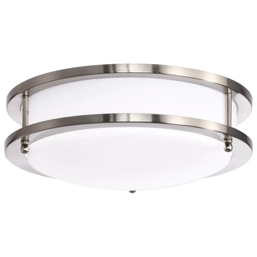 Glamour LED 10" Flush Mount - Brushed Nickel - Image 3