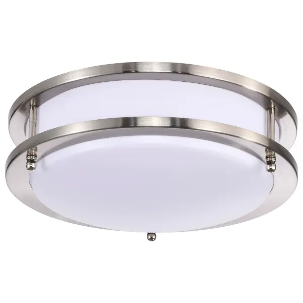 Glamour LED 10" Flush Mount - Brushed Nickel - Image 4