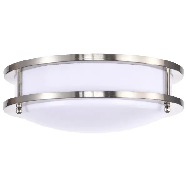 Glamour LED 10" Flush Mount - Brushed Nickel - Image 6