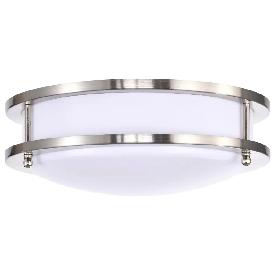 Glamour LED 10" Flush Mount - Brushed Nickel - Image 6