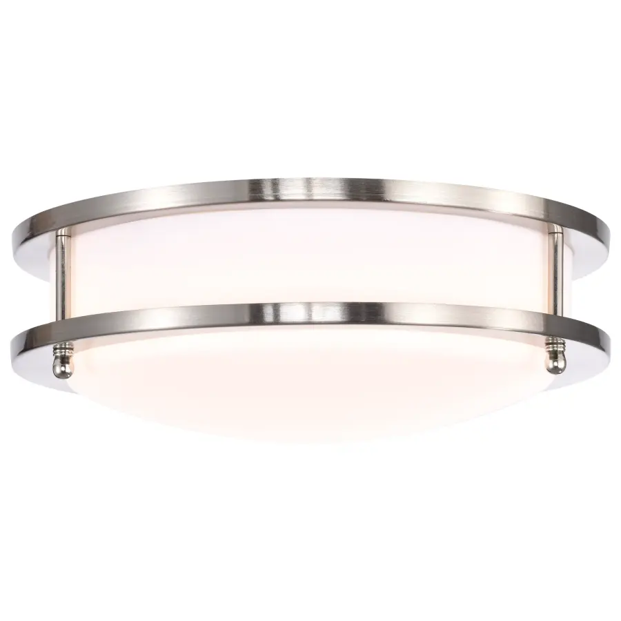 Glamour LED 10" Flush Mount - Brushed Nickel - Image 7