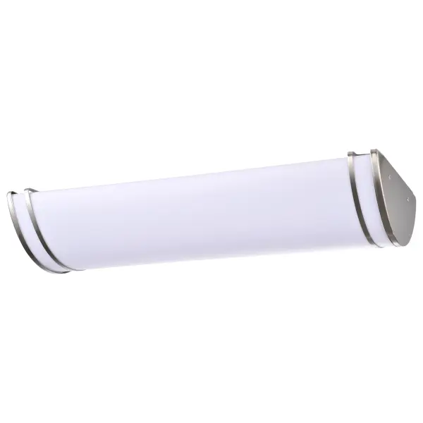 Glamour LED 25" Linear Flush Mount - Brushed Nickel - Image 1