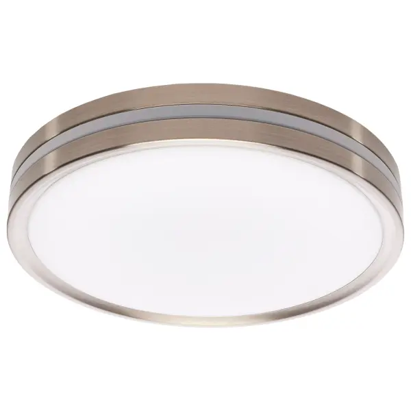 11" Flush Mount with Night Light - Brushed Nickel - Image 1