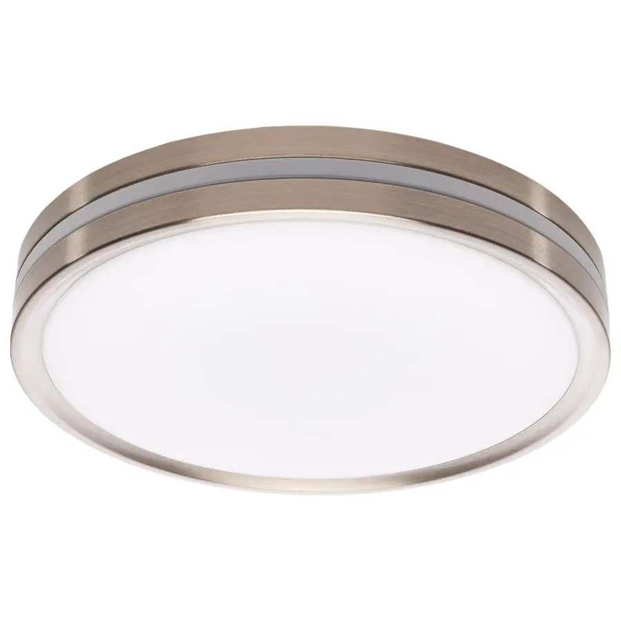 11" Flush Mount with Night Light - Brushed Nickel - Image 1