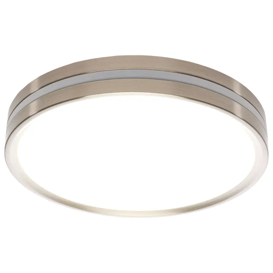 11" Flush Mount with Night Light - Brushed Nickel - Image 2