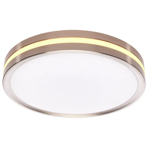 11" Flush Mount with Night Light - Brushed Nickel - Image 3