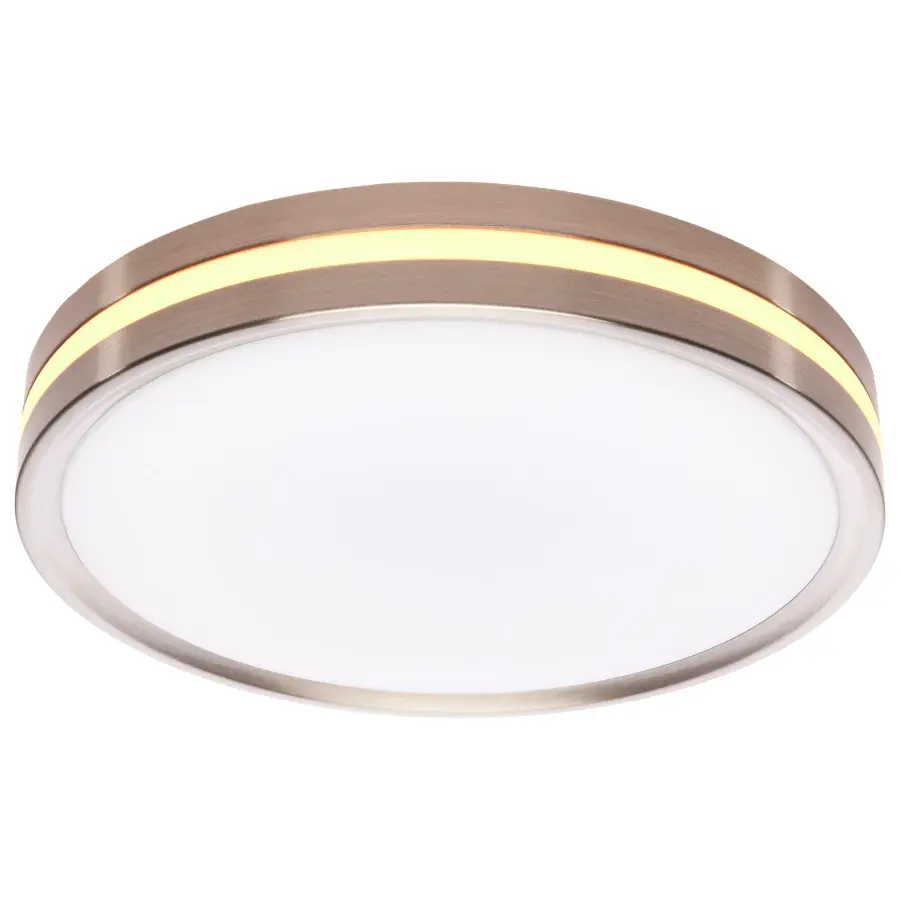 11" Flush Mount with Night Light - Brushed Nickel - Image 3