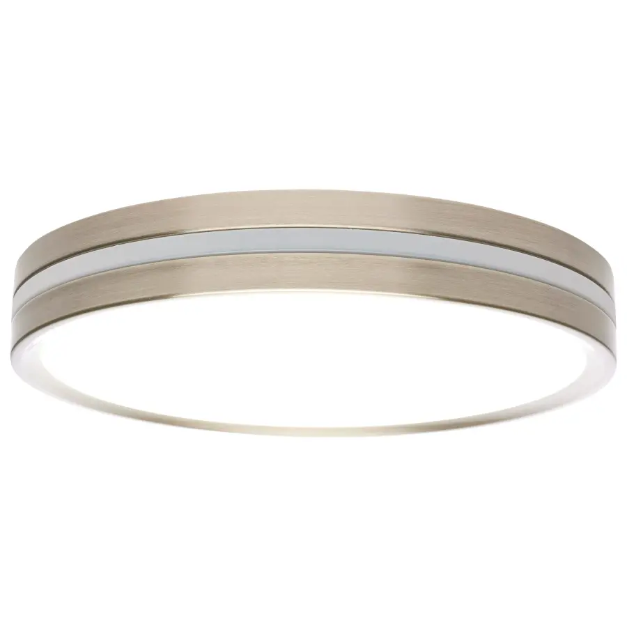 11" Flush Mount with Night Light - Brushed Nickel - Image 5