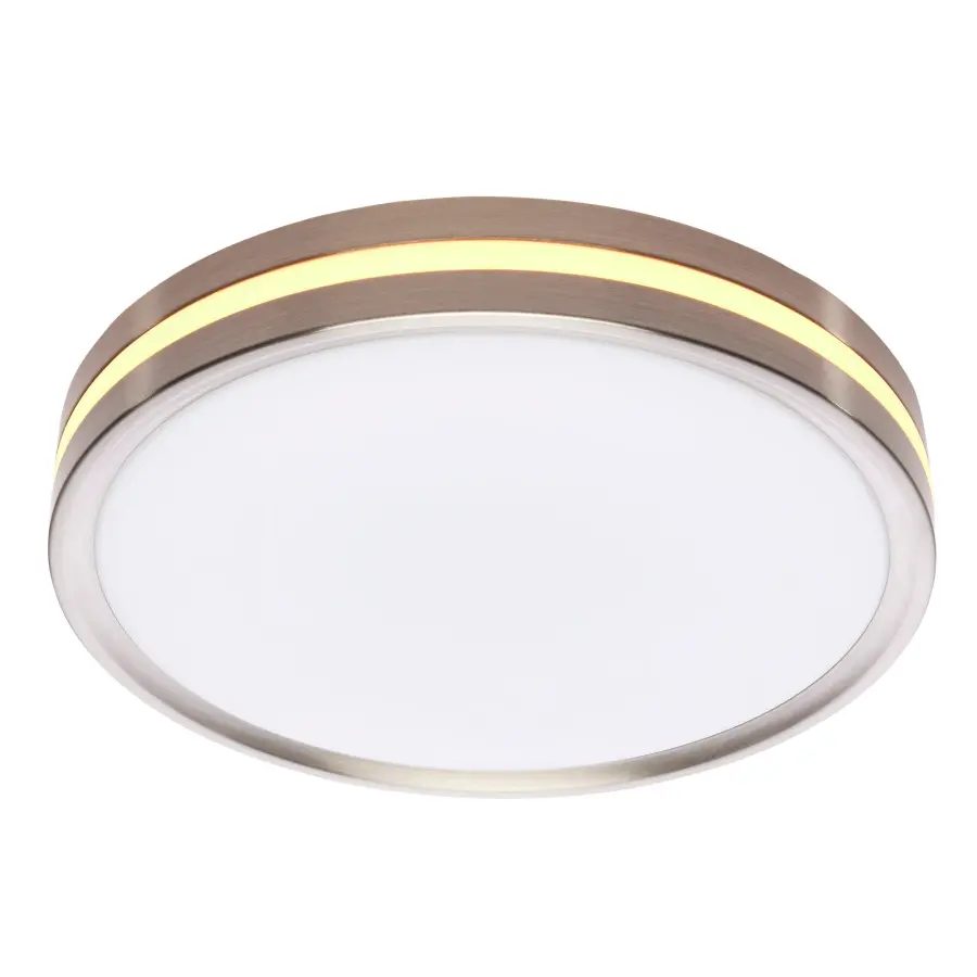 11" Flush Mount with Night Light - Brushed Nickel - Image 9
