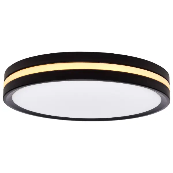 11" Flush Mount with Night Light - Matte Black - Image 6