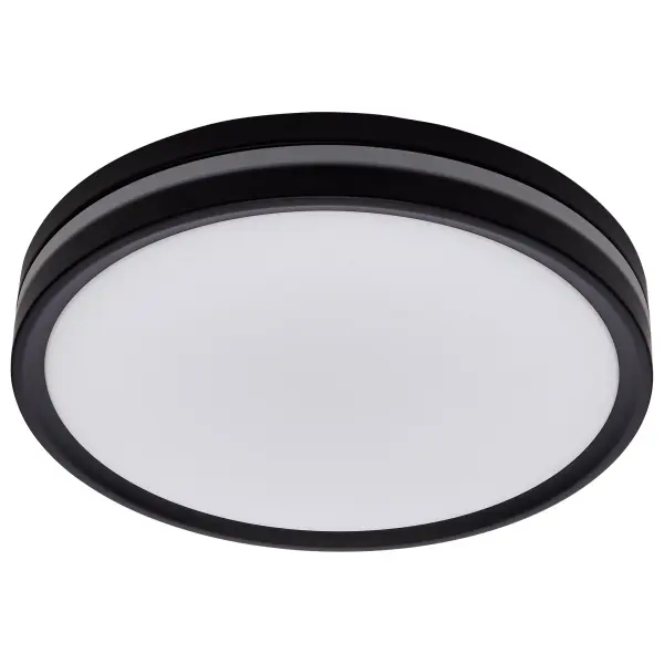 11" Flush Mount with Night Light - Matte Black - Image 7