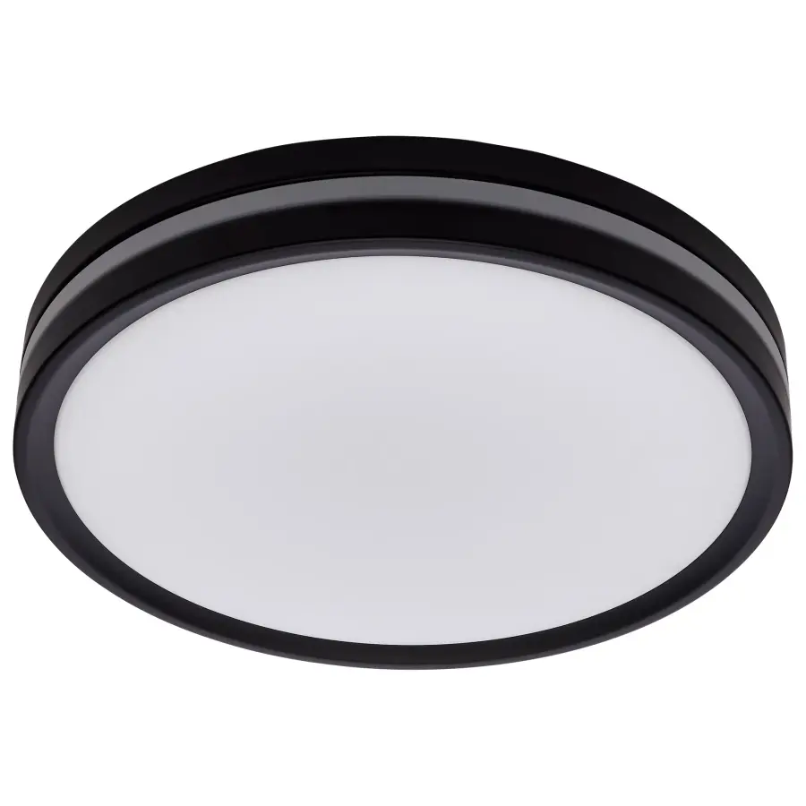 11" Flush Mount with Night Light - Matte Black - Image 7