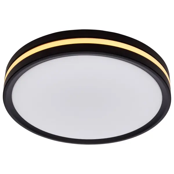 11" Flush Mount with Night Light - Matte Black - Image 9