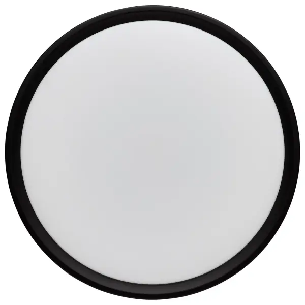 11" Flush Mount with Night Light - Matte Black - Image 10