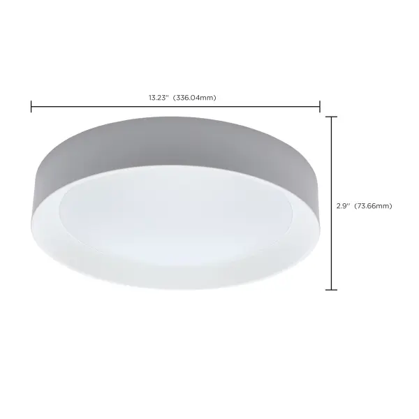 Selene 13" LED Flush Mount with Halo Accent - Image 17