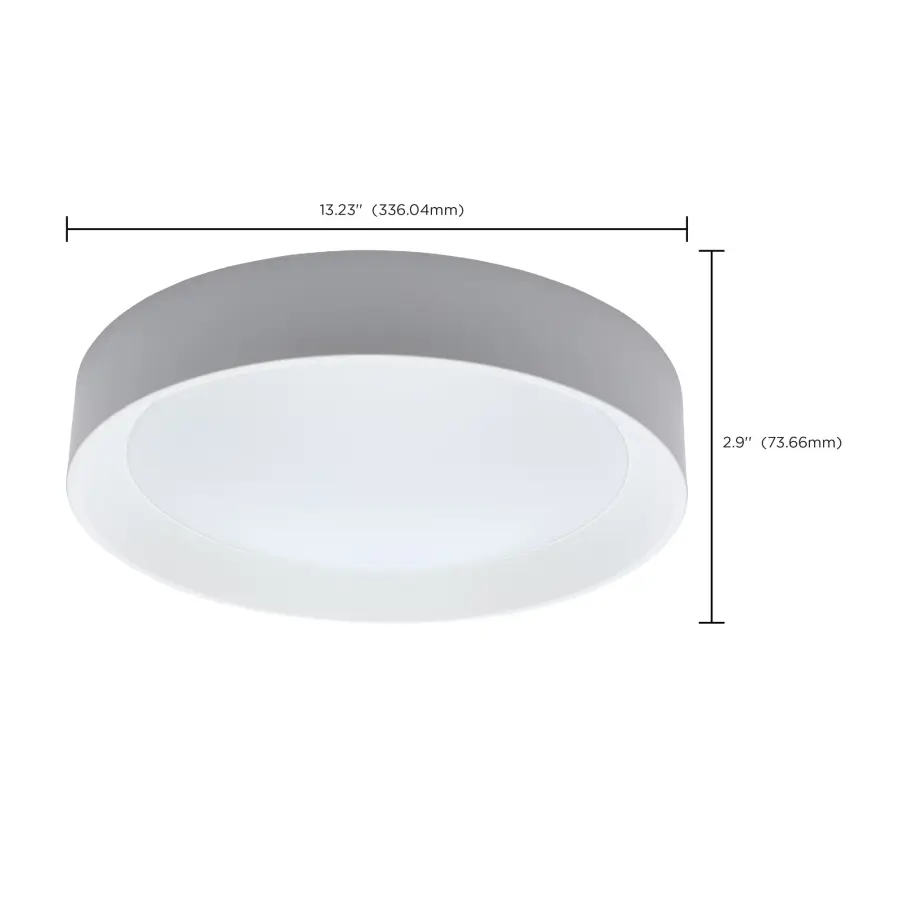 Selene 13" LED Flush Mount with Halo Accent - Image 17