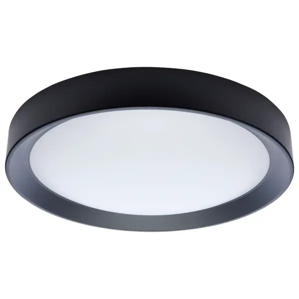 The Selene combines modern aesthetics with practical functionality, featuring 90 CRI LED lighting and a distinctive halo accent. Its 17-inch profile and damp location rating make it versatile for various spaces.