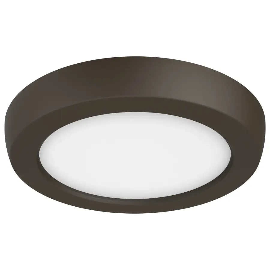 Blink Pro 5" Round LED Flush Mount in Bronze - Image 1