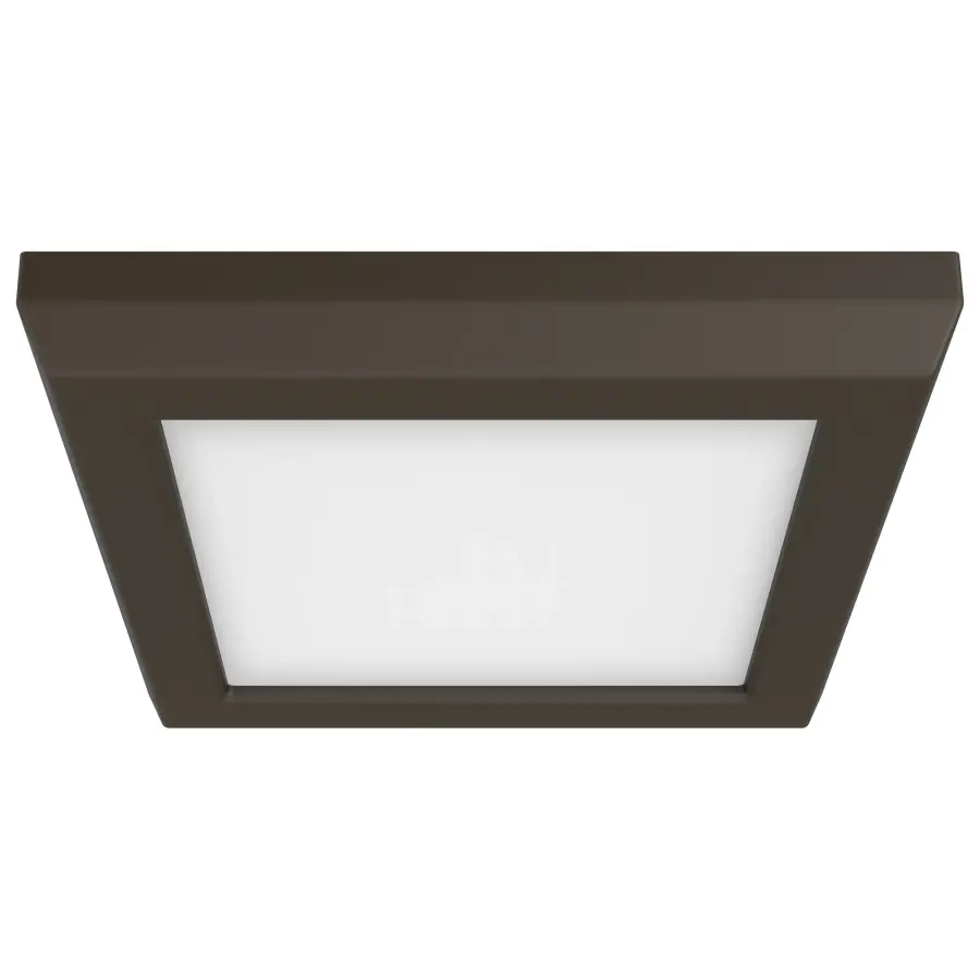 Blink Pro 5" Square LED Flush Mount in Bronze - Image 1